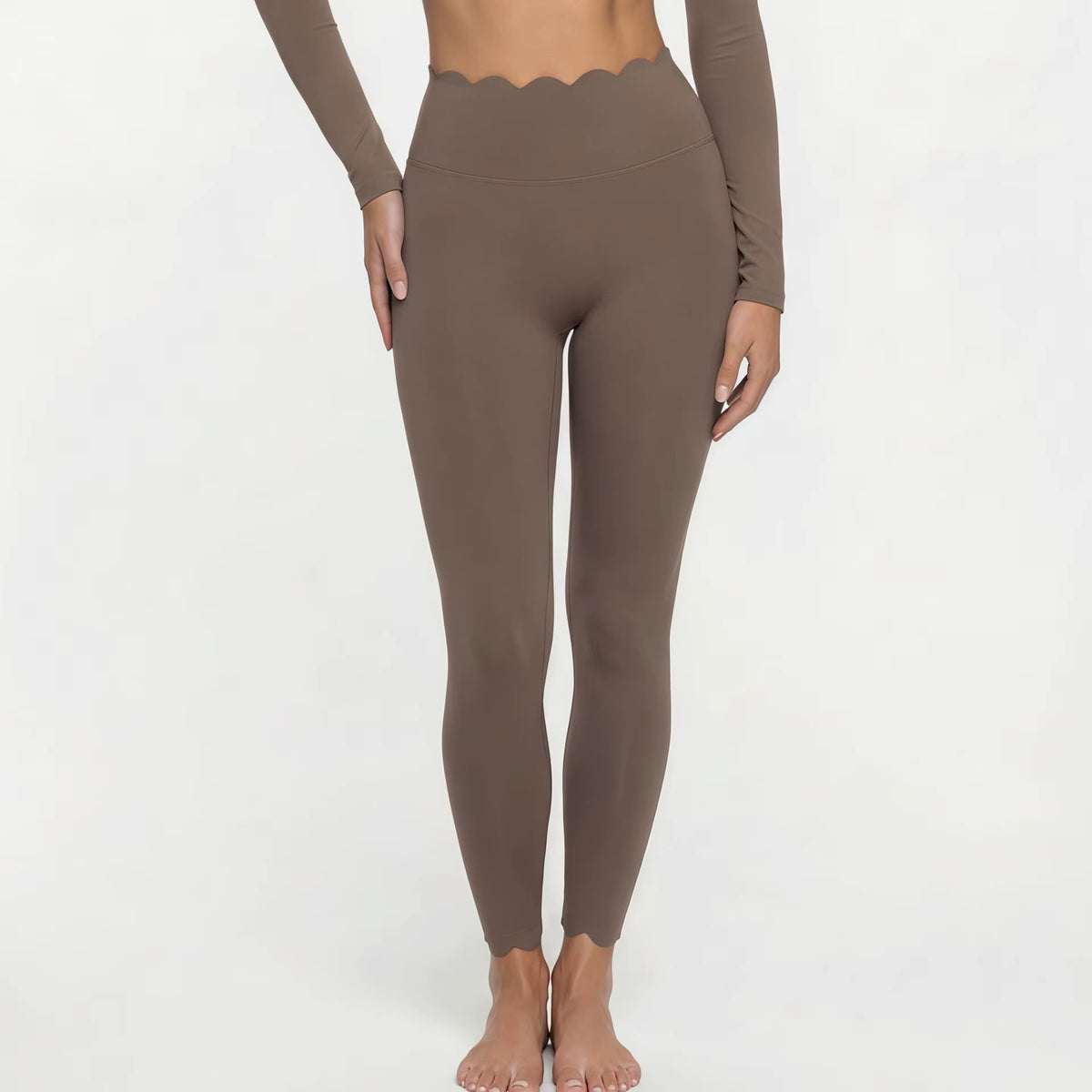 Lace Trimmed Short Sleeve Yoga Top and Leggings Set for Women - Breathable Pilates Fitness Activewear
